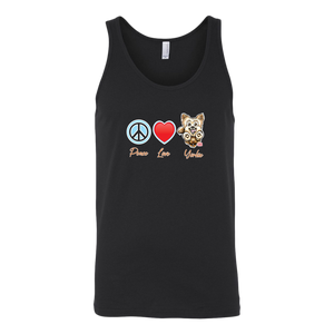 Peace Love Yorkie - Canvas brand Unisex Tank