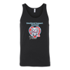 Emotional Support Human - Blue Nose Pitbull - Canvas brad Unisex Tank