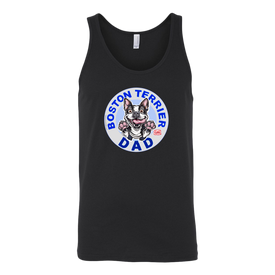 Boston Terrier Dad - Canvas Unisex Tank