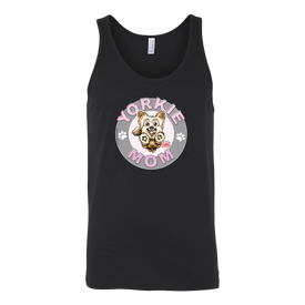 Yorkshire Terrier (Yorkie) Mom - Canvas brand Unisex Tank for the Yorkie Dog Lover