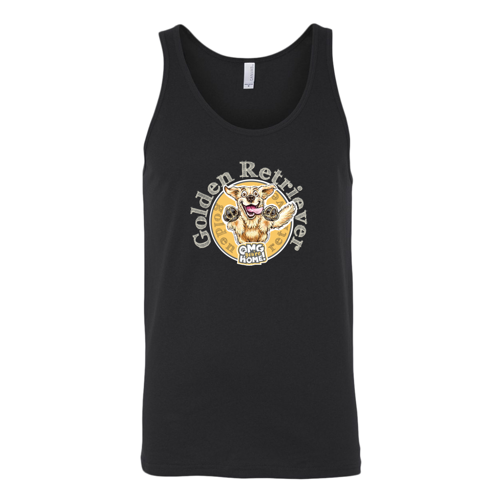 Golden Retriever - Canvas brand Unisex Tank for Dog Lovers