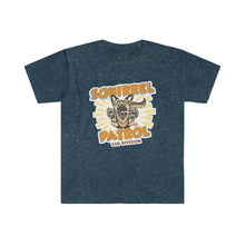 Load image into Gallery viewer, German Shepherd Puppy Dog Squirrel Patrol Unisex Softstyle T-Shirt