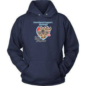 Emotional Support Human - German Shepherd - Unisex Hoodie