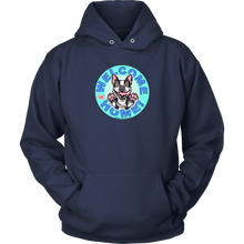 Load image into Gallery viewer, front view of a navy blue hoodie