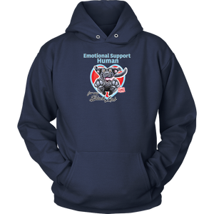 Emotional Support Human - Black Labrador Retriever - Unisex Hoodie