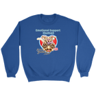 Emotional Support Human - Yellow Labrador Retriever - Crewneck Sweatshirt