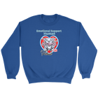 Emotional Support Human - Blue Nose Pitbull - Crewneck Sweatshirt