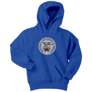 Rescue is My Favorite Breed - Black Labrador Youth Hoodie