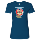 Emotional Support Human - Golden Retriever - Next Level Womens Shirt