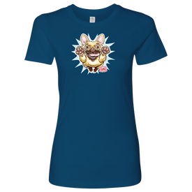 OMG Fawn French Bulldog - Frenchie - Next Level Womens Shirt