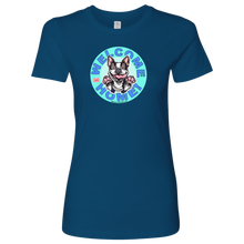 Load image into Gallery viewer, Boston Terrier - Welcome Home - Next Level Womens Shirt
