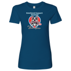 Emotional Support Human - Boston Terrier Womens Shirt for Bostie Dog Lovers