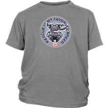 Load image into Gallery viewer, Rescue is My Favorite Breed - Black Labrador Youth Shirt