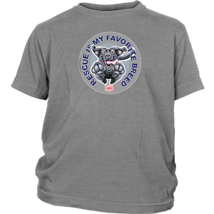 Rescue is My Favorite Breed - Black Labrador Youth Shirt