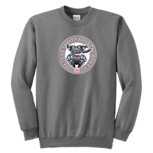 Load image into Gallery viewer, Rescue is My Favorite Breed - Black Labrador Youth Crewneck Sweatshirt