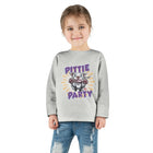 Cute and Happy Pitbull Puppy Dog Toddler Long Sleeve Tee