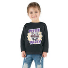 Cute and Happy Pitbull Puppy Dog Toddler Long Sleeve Tee