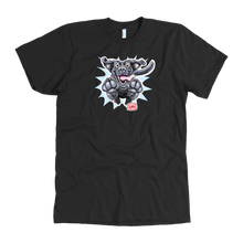 Load image into Gallery viewer, Happy Excited Jumping Black Labrador Retriever Dog - Mens T-shirt for Dog Lovers