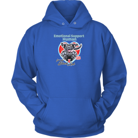 Emotional Support Human - Black Labrador Retriever - Unisex Hoodie