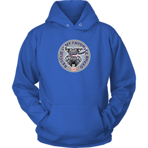 Rescue is My Favorite Breed - Black Labrador Unisex Hoodie