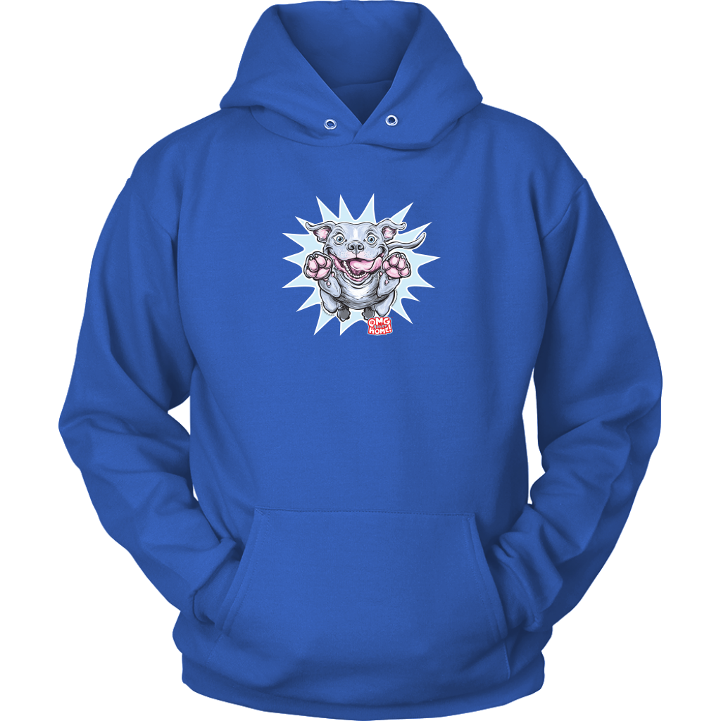 blue nose pitbull hoodie