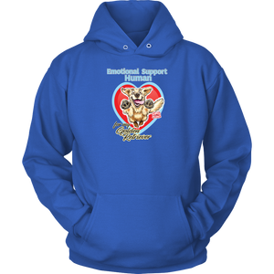 Emotional Support Human Golden Retriever dog lover hoodie unisex sweatshirt