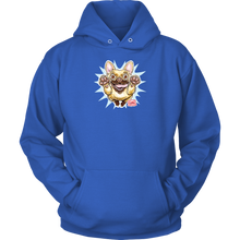 Load image into Gallery viewer, Royal blue Unisex Hoodie featuring the OMG Fawn French Bulldog - Frenchie 