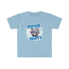 Who doesn't love a Pittie Party?! Unisex Softstyle Blue Nose Pitbull Puppy Dog T-Shirt