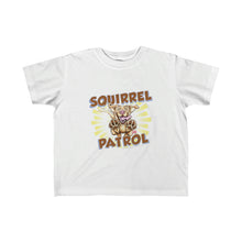 Load image into Gallery viewer, Cute Yellow Labrador Retriever Puppy Dog Squirrel Patrol - Kid&#39;s Fine Jersey Tee