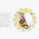 Happy Yellow Labrador Retriever Mouse Pad