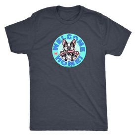 Boston Terrier - Welcome Home - Next Level Mens Triblend