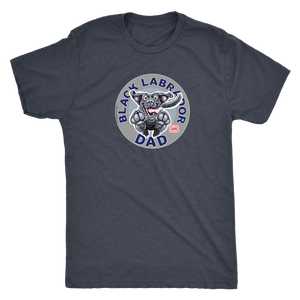 Black Labrador Dog Dad Shirt for Lab Lovers