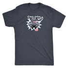 Happy Excited Jumping Black Labrador Retriever Dog - Mens Triblend T-shirt for Dog Lovers