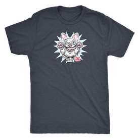 White French Bulldog - Frenchie - Next Level Mens Triblend