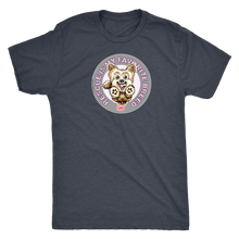 Load image into Gallery viewer, Rescue is my favorite breed on a men&#39;s vintage black t-shirt featuring the Yorkie