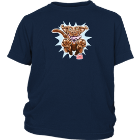 OMG Chocolate Labrador Retriever - District Youth Shirt