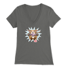 Red Nose Pitbull - Bella Womens V-Neck