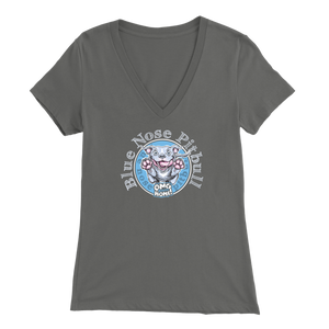 Blue Nose Pitbull - Dog Lover's V-Neck Shirt for Women