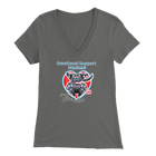 Emotional Support Human - Black Labrador Retriever - Womens V-Neck for Dog Lovers