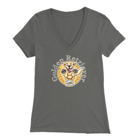 Golden Retriever - Bella Womens V-Neck