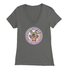 Load image into Gallery viewer, German Shepherd Mom - Bella Womens V-Neck