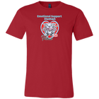 Emotional Support Human - Blue Nose Pitbull - Canvas brand Mens Shirt