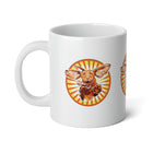 Excited Jumping Super Vizsla Puppy Dog Jumbo Ceramic Mug, 20oz