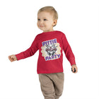 Cute and Happy Pitbull Puppy Dog Toddler Long Sleeve Tee