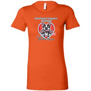 Emotional Support Human - Boston Terrier Womens Shirt for Bostie Lovers