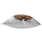 Happy Excited Chocolate Labrador Retriever Pillow