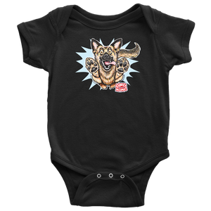 German Shepherd Baby Bodysuit