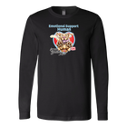 Emotional Support Human - Yellow Labrador Retriever - Canvas Long Sleeve Shirt