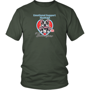 Emotional Support Human - Boston Terrier - District Unisex Shirt