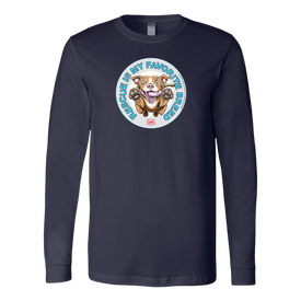 Rescue is my favorite breed - Red Nose Pitbull - Long Sleeve Shirt by Canvas